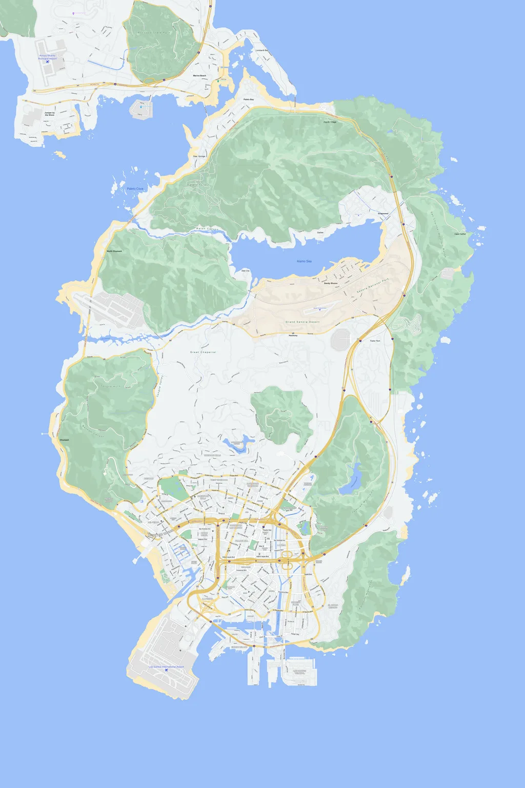 Austria Pixel Minimap mit Fraktionsstandorten